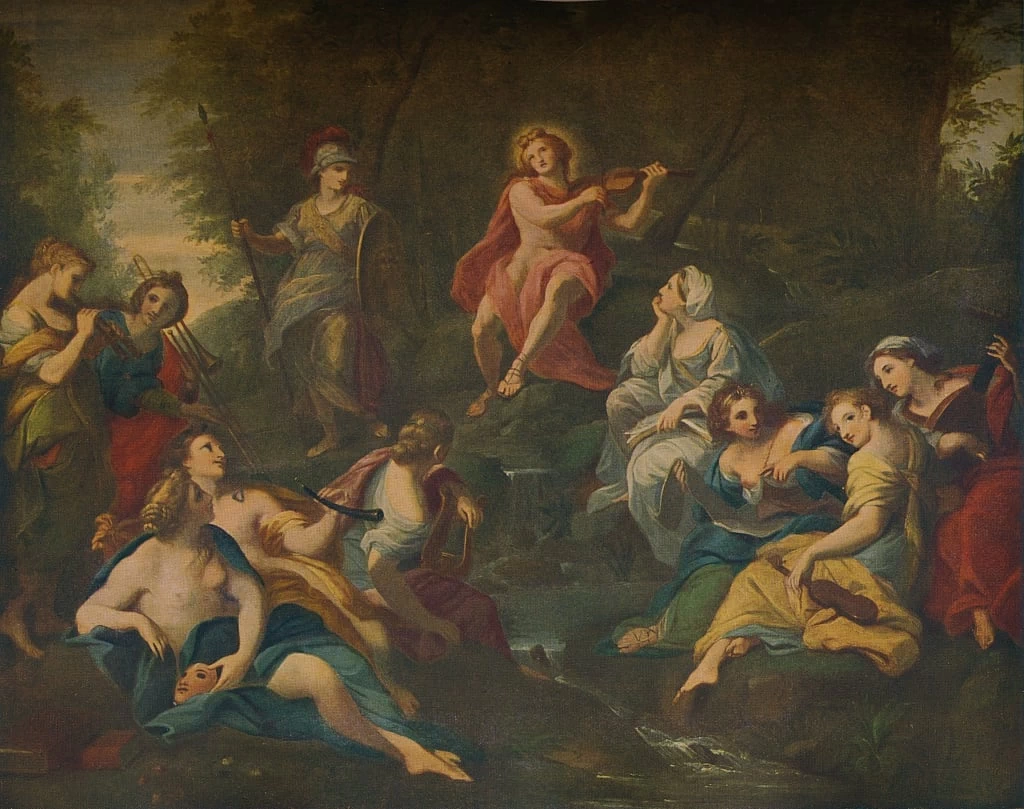 Angelika Kauffmann - Apollo e le Muse, 1772
